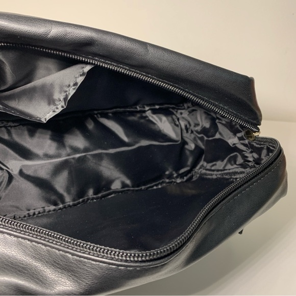 Paco Rabanne 1 Million Elixir Black Nylon/Leather Pouch Cosmetic Case NWT - Picture 4 of 7